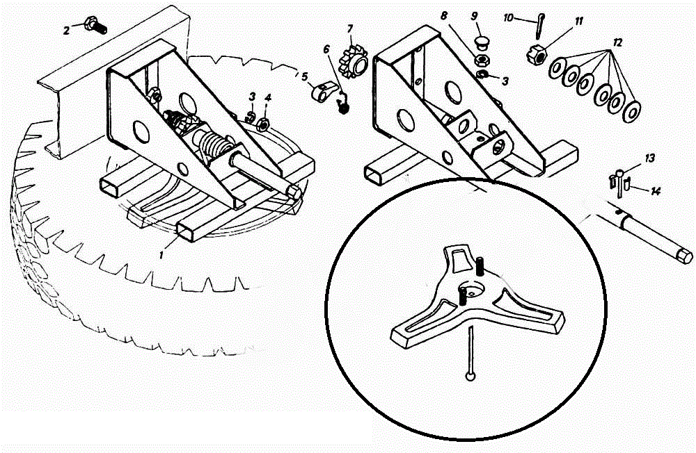 купить Опора ДЗК (звездочка)