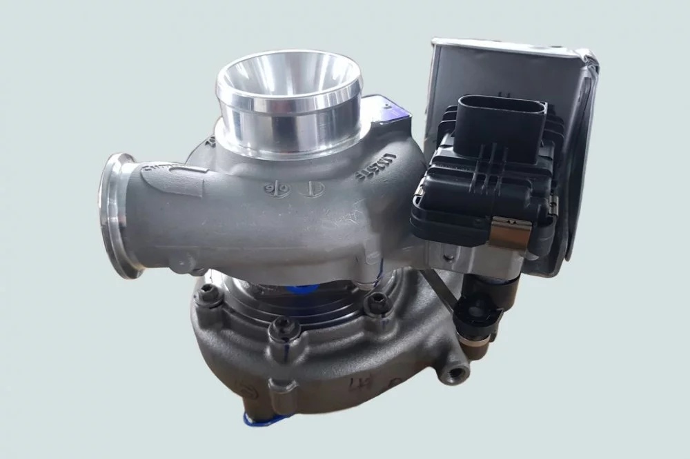 фото турбокомпрессор евро 5 (isf2.8) borgwarner (kkk, schwitzer) 5343015 / 17459700001/ 17459880001 5370734 
